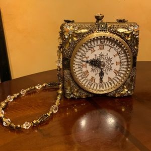 Limited Edition Mary Frances Clock Shoulder Handbag